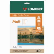 Фотобумага LOMOND А4.матов.одност.Р230.25л.