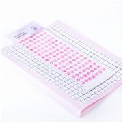 Наклейки акриловые MESHU «Pink pearls», 10*32см, европодвес