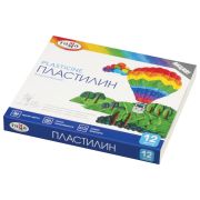 Пластилин Гамма «Классический», 12 цветов, 240г, со стеком, картон