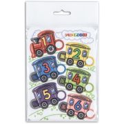 *Игр(SmileDecor) Мини-игра_Липучки Паровоз [11*15см] (фетр) (Ф715)