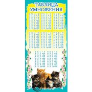 ~(СфО) ШМ-13087 Карточка Таблица умножения (61х131,простая,4+1)