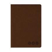 Телефонная книга А5, 80л., кожзам, OfficeSpace «Nebraska» коричневый с вырубкой