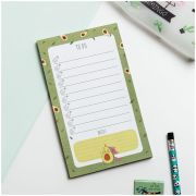 Блок для записей (To Do list) MESHU 10,0*17,0 см, 50л., «Avocado», на склейке