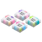 Ластик Berlingo «Riddle XS», прямоугольный, цвета ассорти, 34*34*14мм