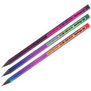 Карандаш ч/г Berlingo «Terrain» HB, черное дерево, круглый, заточен., ассорти