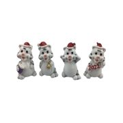 Статуэтка Символ года - Белый тигр в ассортименте, 8 см НУ-5275