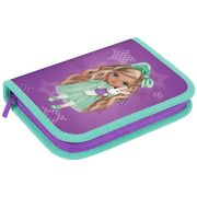 Пенал 1 отделение, 200*140*40 Berlingo «Baby-doll», дополнительная откидная секция, полиэстер