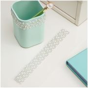 Наклейки акриловые MESHU «White line», 25*7,8см