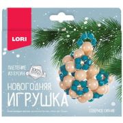 **НГ Набор д/творч(Лори) ПлетениеИзБусин_НовогодИгрушка Северное сияние (Пз/Бус-023)