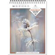 _SketchBook(Полином) Блокнот «Fine Line Classic» Pastel А4, 20л., на гребне (бумага серая фактурная
