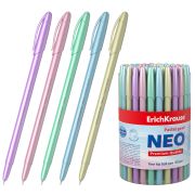 РУЧКА ШАР. ERICH KRAUSE® NEO® PASTEL PEARL, СИНИЙ /60/360/1440/
