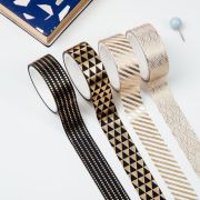 Набор клейких декоративных лент MESHU «Golden shine», 4шт