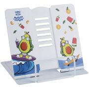 Подставка для книг Мульти-Пульти «Авокадо», регулируемый угол наклона, металлическая, с рисунком на