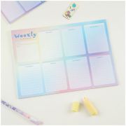 Планер на неделю MESHU 297*210мм (А4), «Candy color», на склейке