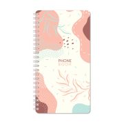 Телефонная книга А5, 80л., на гребне OfficeSpace «Стиль. Flora», с высечкой