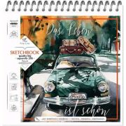 _SketchBook(Полином) Блокнот Fine Line Quadro Big формат 190х190, 20л., на гребне (блок бумага аквар