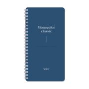 Телефонная книга А5, 80л., на гребне OfficeSpace «Моноколор. Dark azure», с высечкой