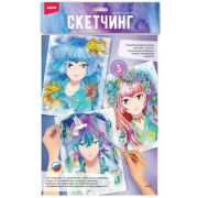 *Набор д/творч(Лори) Скетчинг акварелью Анимэ (Рн-034)