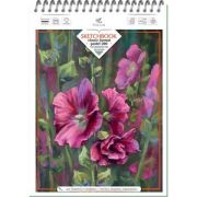 _SketchBook(Полином) Блокнот «Fine Line Classic» Pastel А4, 20л., на гребне (бумага зеленая фактурна