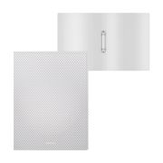 ПАПКА НА 2 КОЛЬЦА, ПЛАСТ. 24 ММ, ERICH KRAUSE® DIAMOND TOTAL WHITE, 0,55 ММ, БЕЛЫЙ /4/36/