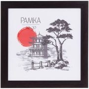 Рамка МДФ 30*30см, OfficeSpace, «Trend», небьющееся стекло, венге