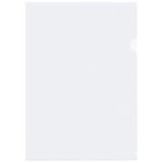 Папка-уголок СТАММ, А4, 150мкм, прозрачная, бесцветная