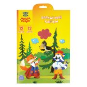 Картон бархатный А4, Мульти-Пульти, 12л., 12цв., «Енот в волшебном мире»