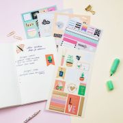 Набор бумажных наклеек MESHU «Golden shine» 5шт.