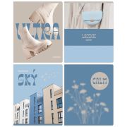 Тетрадь 48л., А5, клетка BG «Stylish&laconic», 70г/м2, soft-touch ламинация, с форзацем