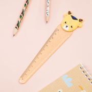 Линейка с топпером 12см MESHU «Deer», пластиковая, европодвес