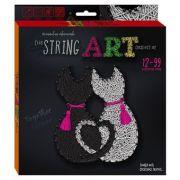 *Набор д/творч(DankoToys) StringArt «Коты» [заготовка,мулине,булавки] (STRA-01-04)