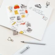 Наклейки ПВХ MESHU «Adventure time», 10*21см, 24 наклейки, инд. уп., европодвес