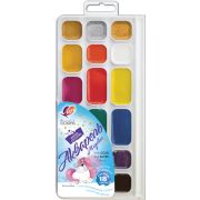 Краски акв.мед.18цв.ЛУЧ.Волшебная палитра.б/к п/бл.