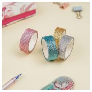 Набор клейких декоративных лент MESHU «Glitter», 4шт