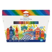 Фломастеры Гамма «Классические», 24цв., смываемые, картон. упак., европодвес