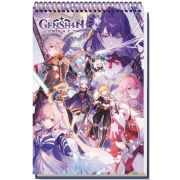 _Блокноты(Origami) ТворчБлокнот_А4 Геншин По следам грома (со стикерами и перевод.татуировками) (082