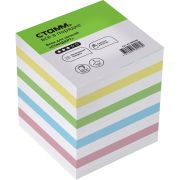 Блок для записей СТАММ «Стандарт», 9*9*9см, ассорти