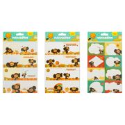 Набор бумажных наклеек для маркировки школьных принадлежностей Мульти-Пульти «Чебурашка», 24 наклейк