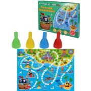 *Игр(РыжийКот) Игра-ходилка(кор.) ЛучшиеХодилки Пиратские приключения (ИН-9108)