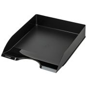Лоток для бумаг горизонтальный СТАММ «Дельта», черный