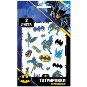 *Наклейки-татуировки(NDPlay) 2листа «Бэтмен»,  диз. 4 (308411)