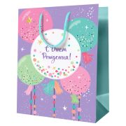 Пакет подарочный 18*23*10см MESHU «Воздушные шары», ламинированный