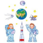 ~НаборОформ(ОП) Космонавты [16эл.;двуст.скотч] (88.936)