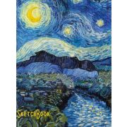 СКЕТЧБУК А5. Ван Гог. ЗВЁЗДНАЯ НОЧЬ-2