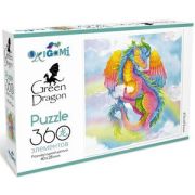 *Puz  360д. Origami Год  Дракона. Радужный дракон. 08036