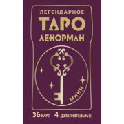 _Карты гадальные(АСТ)3 Мини Легендарное таро Ленорман (36карт+4доп.карты+брошюра) (Уэйт А.)