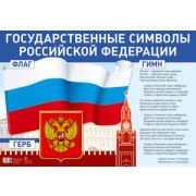 _Плакат(Сфера)_А1 Государственные символы РФ (ПЛ-14841)