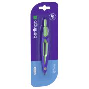 Циркуль Berlingo «Envy» металлический, 135мм, салатовый, блистер