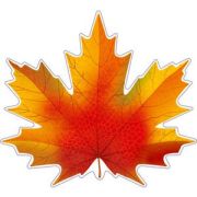 ~ПлакатВырубной[А4](СфО) Лист Клена (ФМ1-14243)