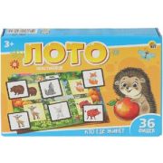 *Игр(РыжийКот) ЛОТО ПЛАСТИКОВОЕ 36 фишек. Кто где живёт (Арт. ИН-4262)